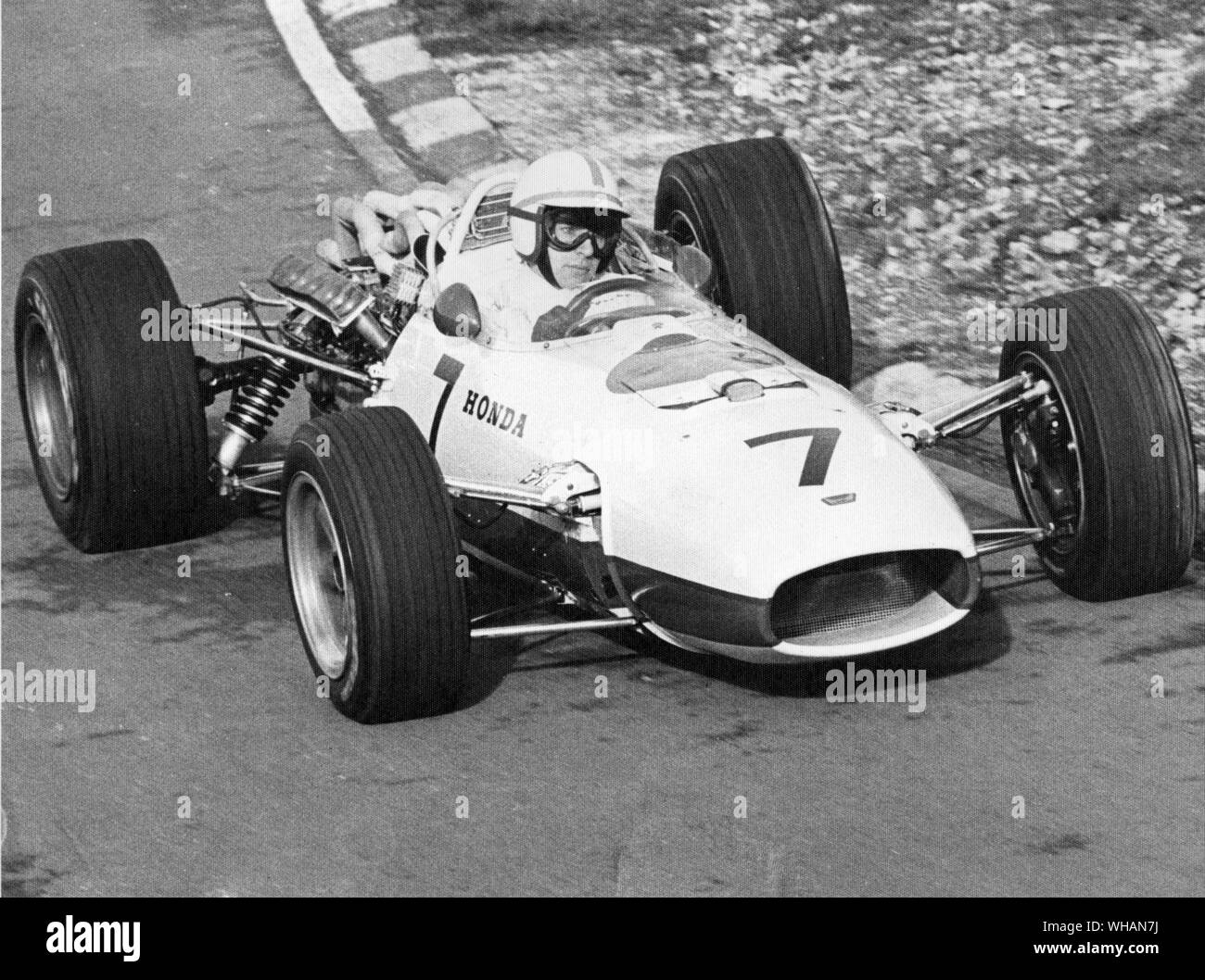 John Surtees in der Formel 1 Honda Stockfoto
