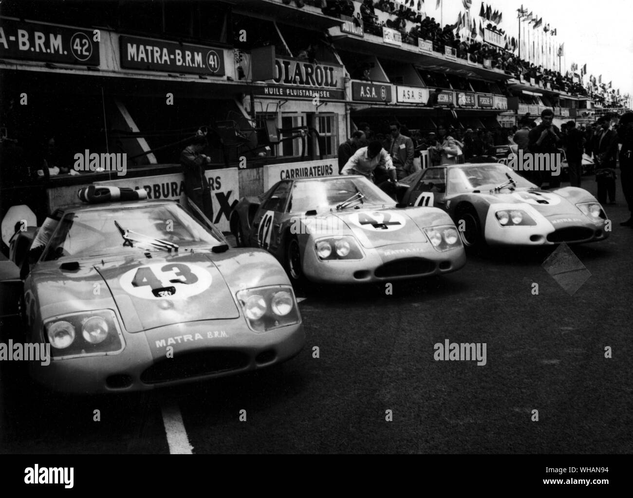 Matra BRM in Le Mans 1967 Stockfoto