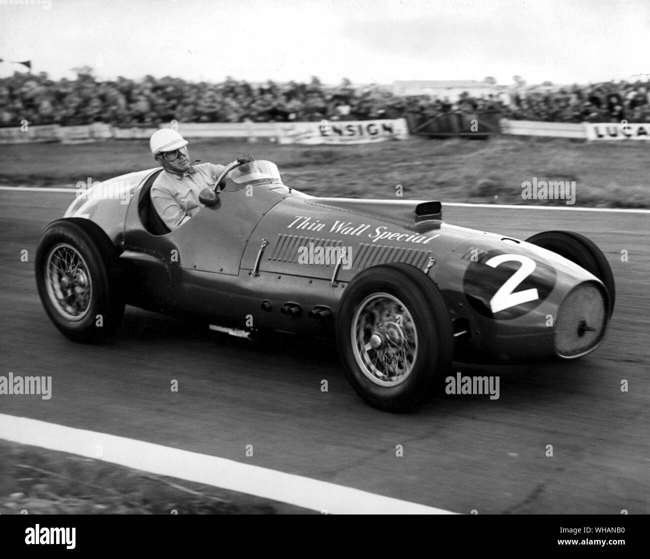 Motor Racing Goodwood. G Farina Ferrari Thin Wall Special 1952 Stockfoto