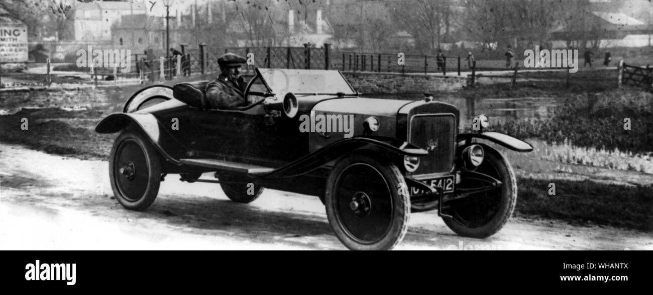 1922 22,5 hp Zweisitzer Sport Auto abholen. . Stockfoto