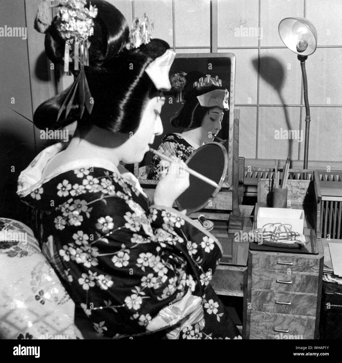 Kabuki Schauspieler. Japan Stockfoto