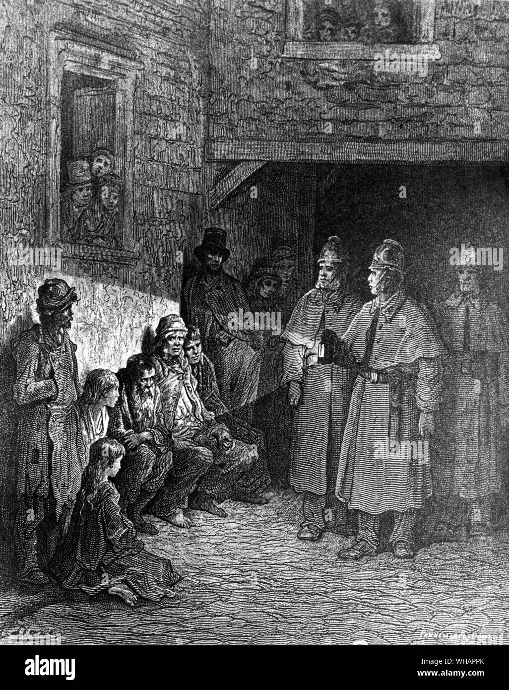 Von Dore London. Die Bulls Eye Stockfoto