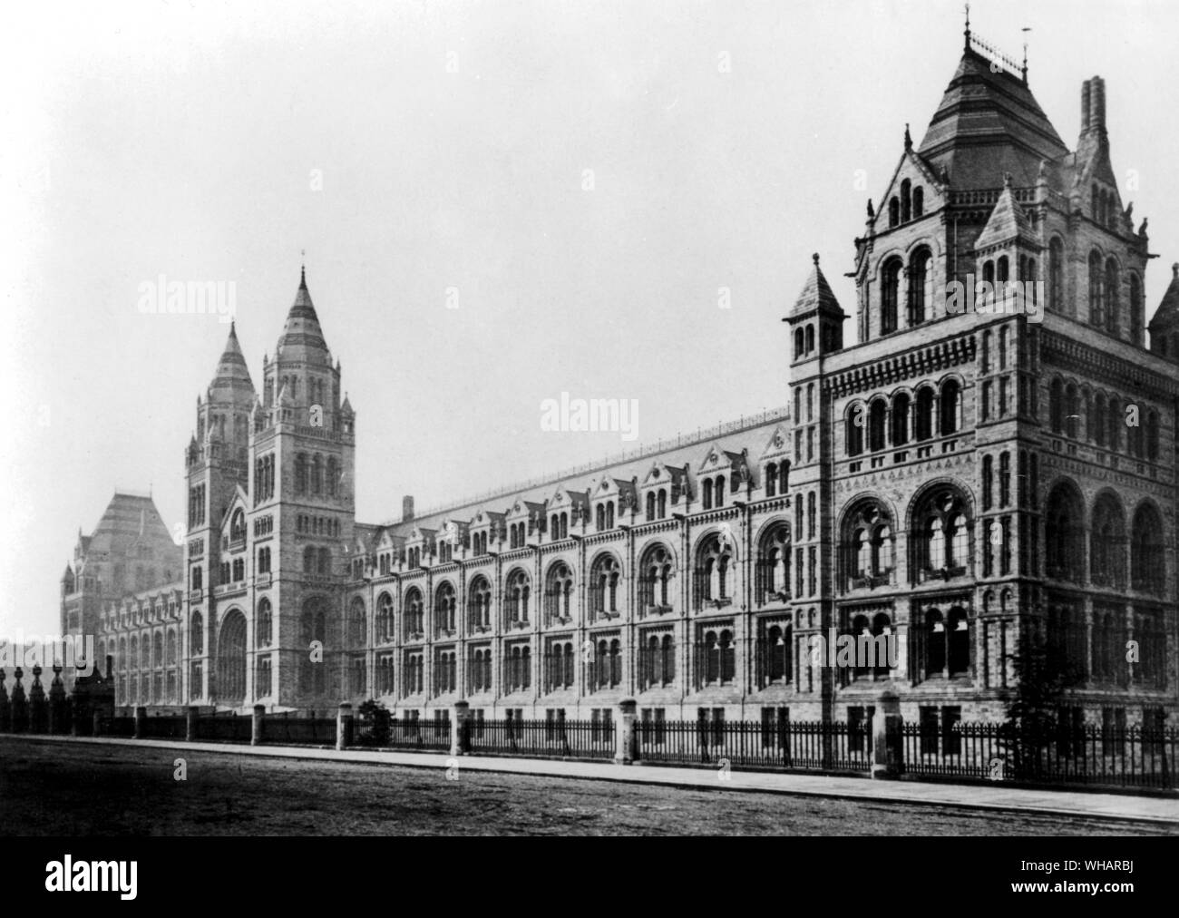 Das National History Museum. London.c 1890 Stockfoto