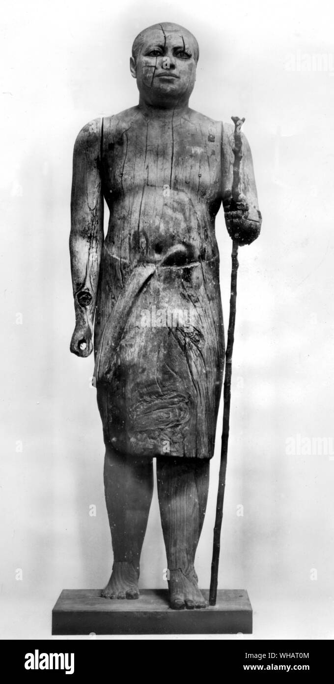 Ka-aper. Ägyptischen Dorf Magistrat. Fünften Dynastie Stockfoto