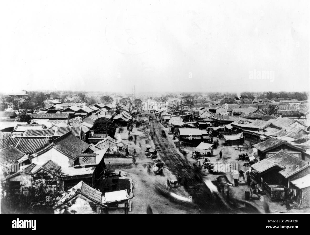 Peking. 2. Hälfte 19. Jahrhundert Stockfoto