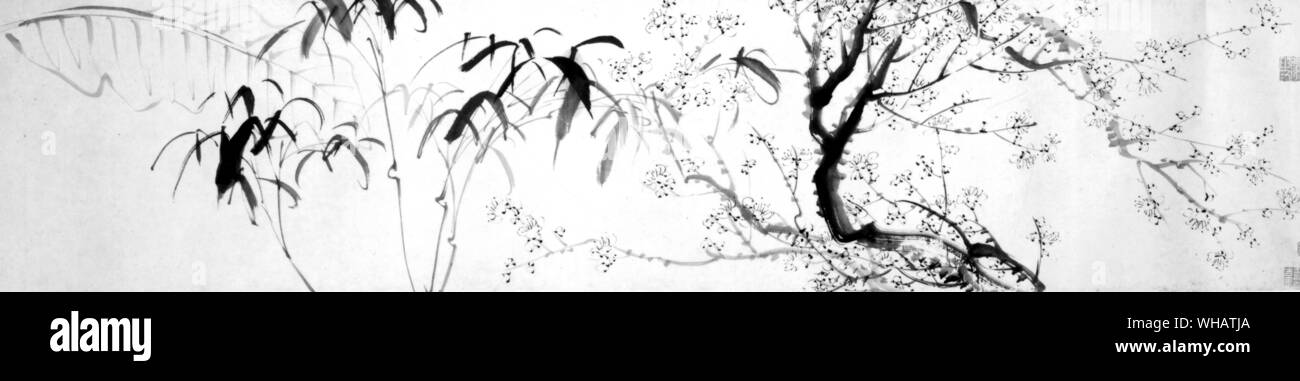 Hsu Wei. Abschnitt von Blättern, die vier Jahreszeiten Stockfoto