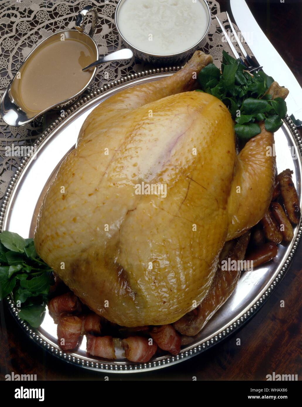 Truthahnbraten Stockfoto