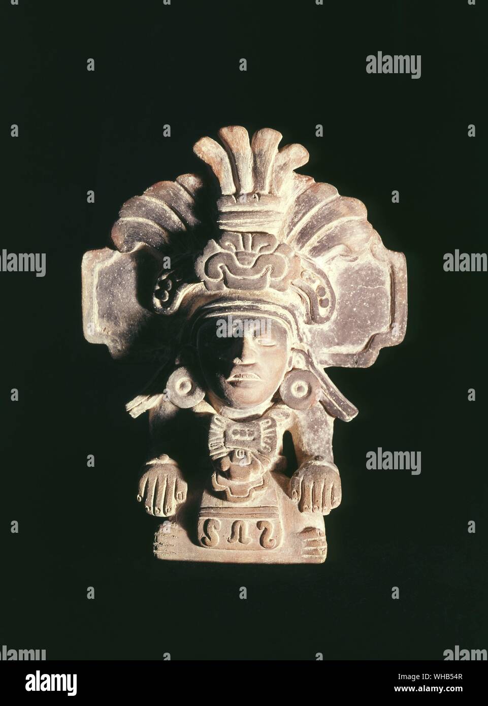 Aztec Statuette, Mexiko, Mittelamerika. Stockfoto