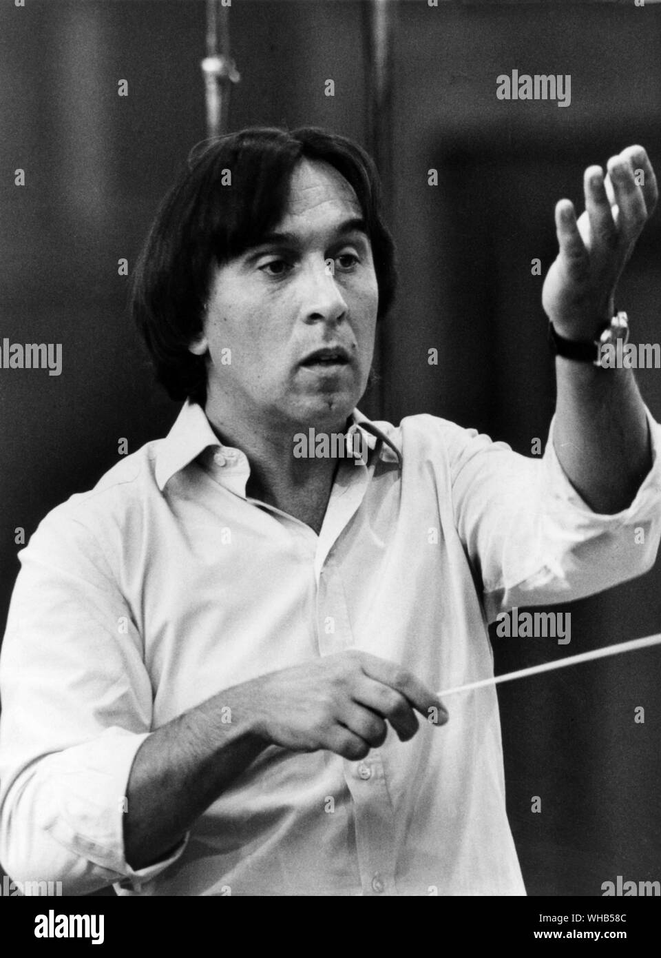 Claudio Abbado. Stockfoto