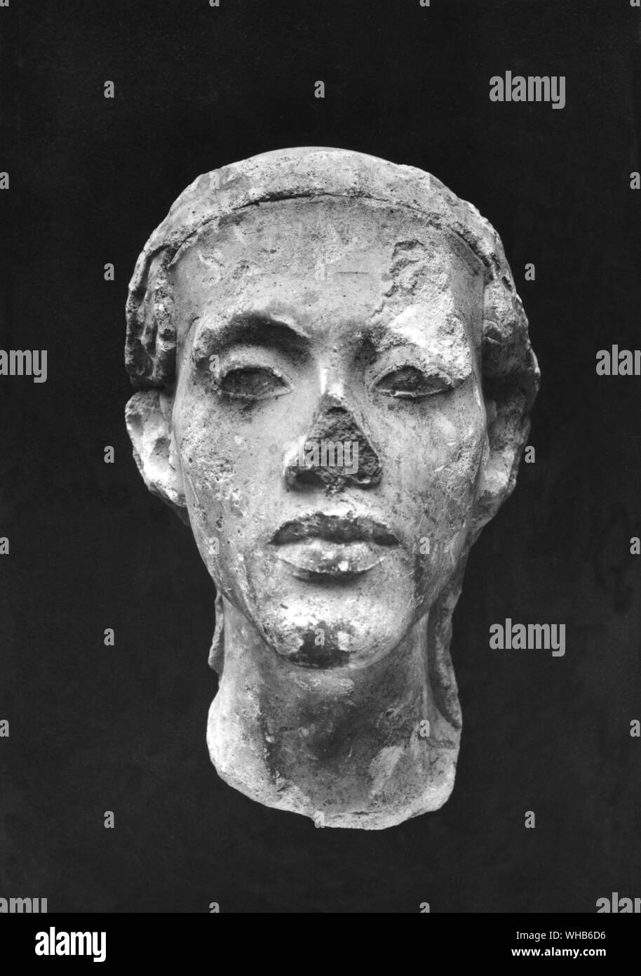 König Echmaton ägyptischen Herrscher 1375 - 1358 BC. Stockfoto