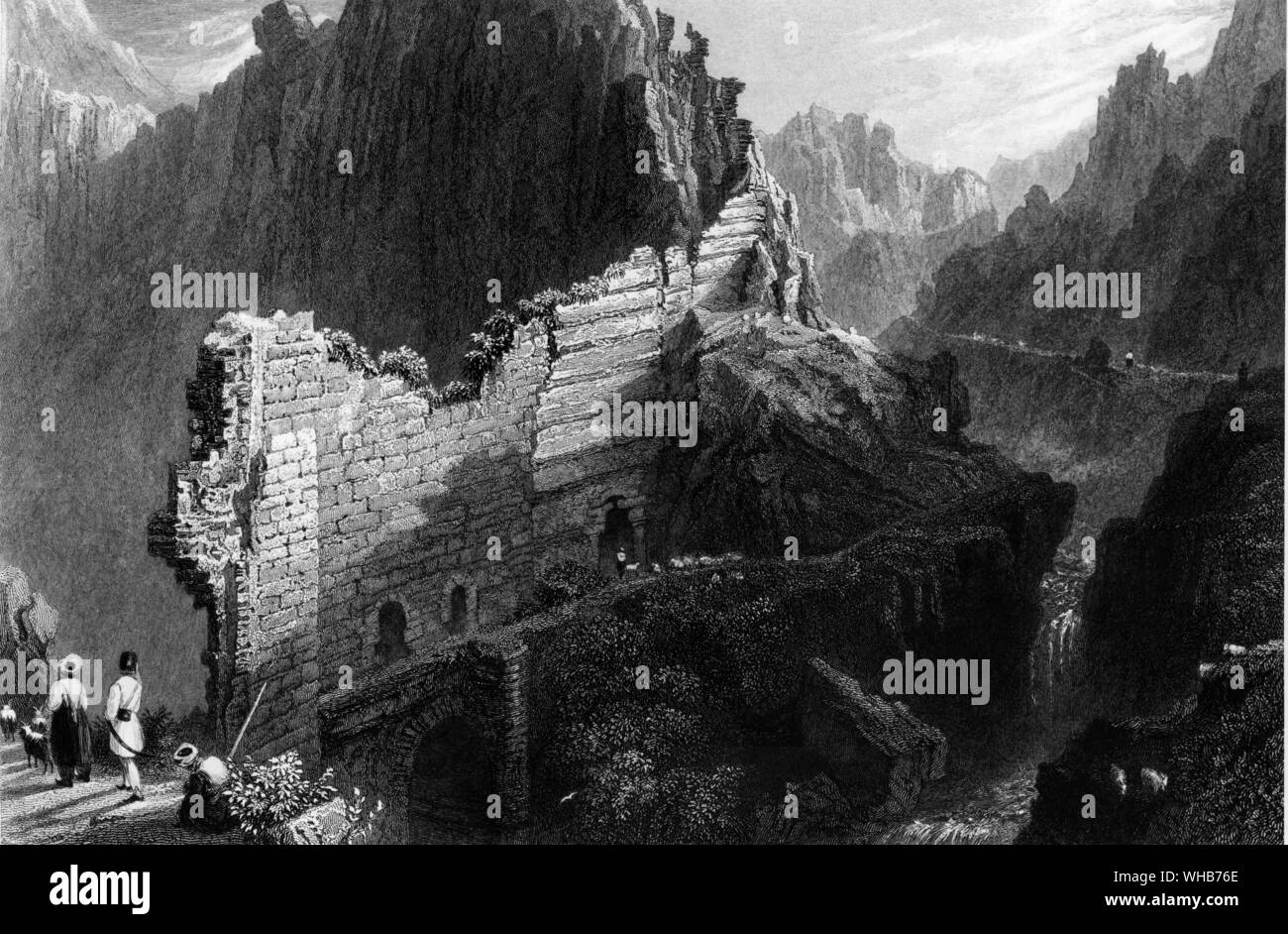 Das Eiserne Tor in die Wände von Antiochien, wo die Christen für das Abendgebet kommen würde Stockfoto