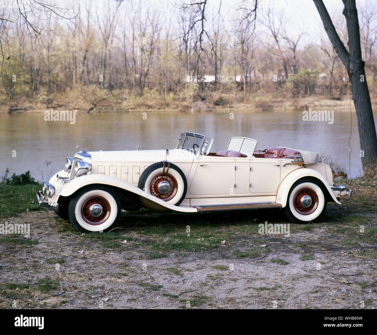 Verkehr Straße 1932. Chrysler Custom Imperial Modell CL. . Stockfoto