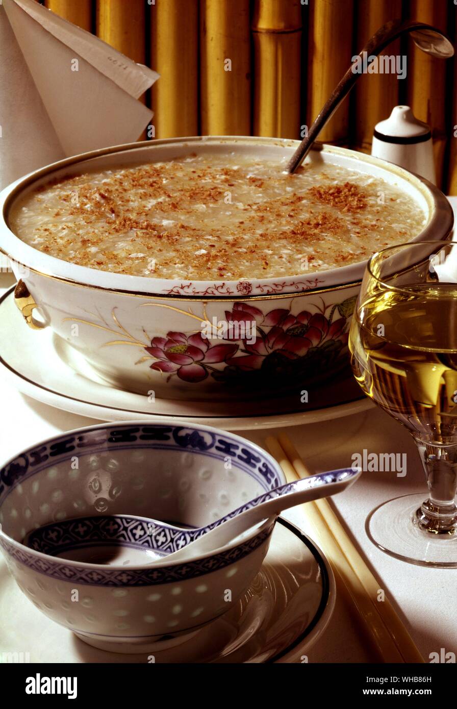 Chinesische Suppe. Stockfoto