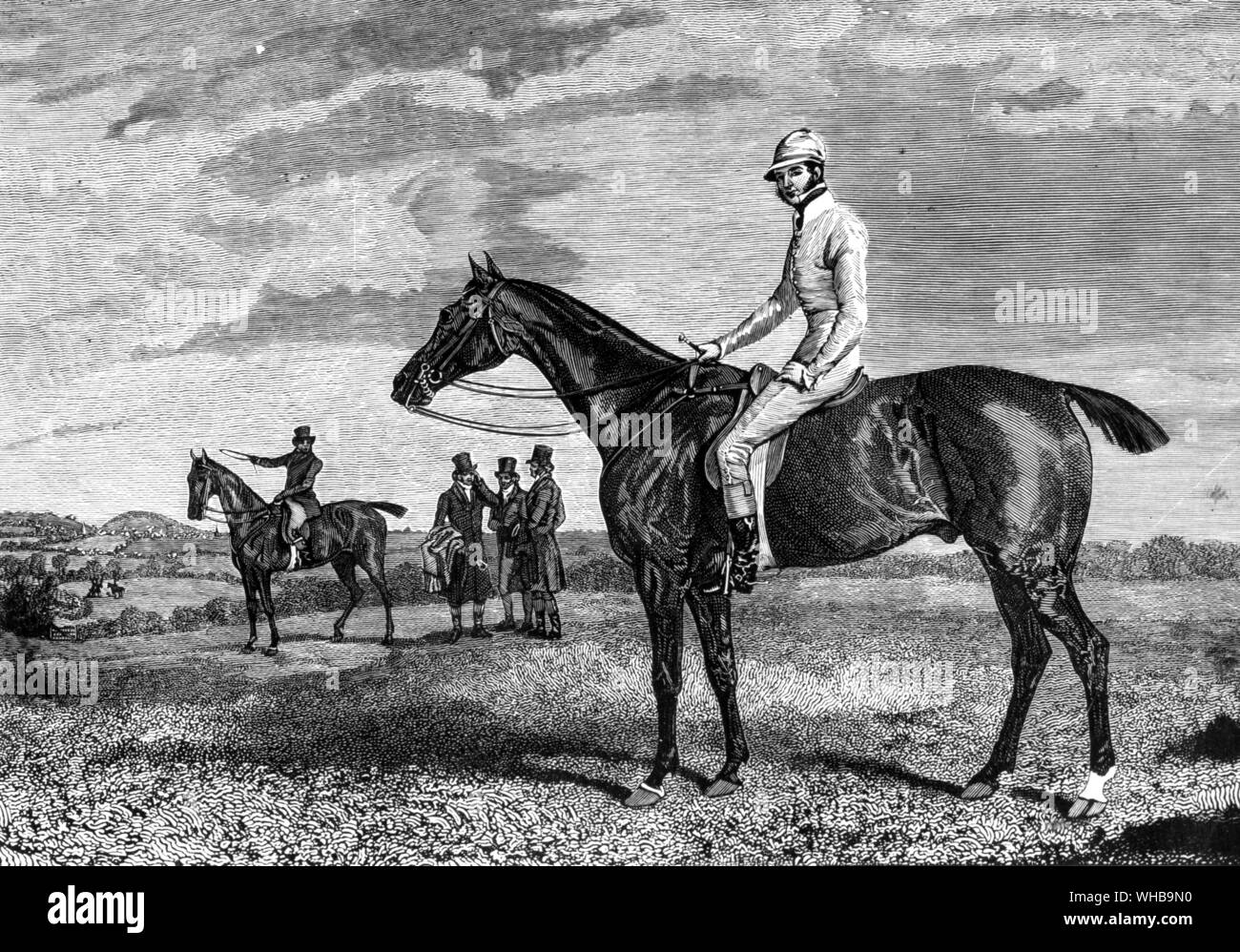 Captain Ross auf die Klinker von J E Ferneley. Auf Holz durch F Babbage eingraviert. . Stockfoto