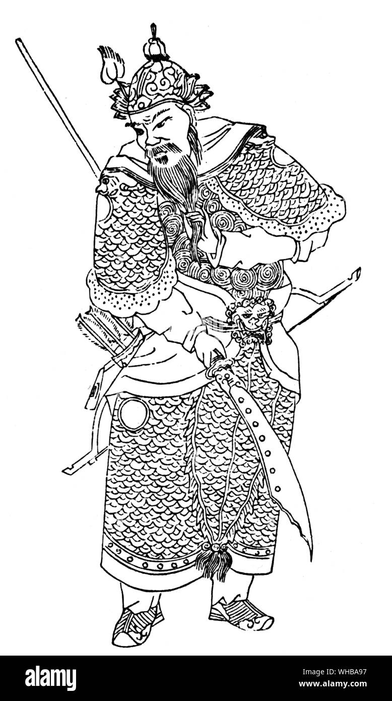 Ein Tatar Krieger Stockfoto
