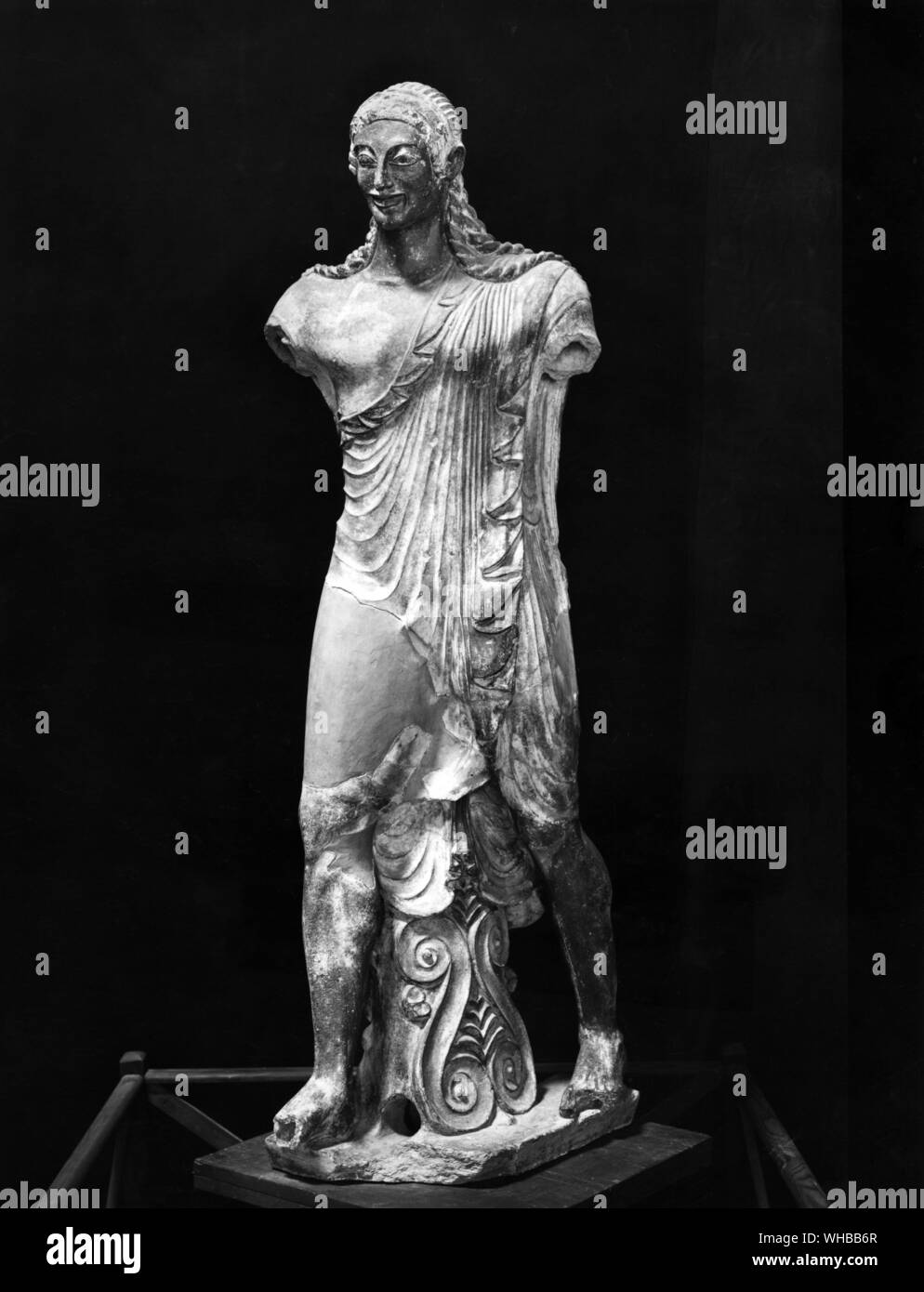 Apollo von Veii. c 500 v. Chr., Terrakotta, Höhe 69 cm oder 175 cm. Das Nationale Museum der Villa Giulia in Rom, Italien Stockfoto