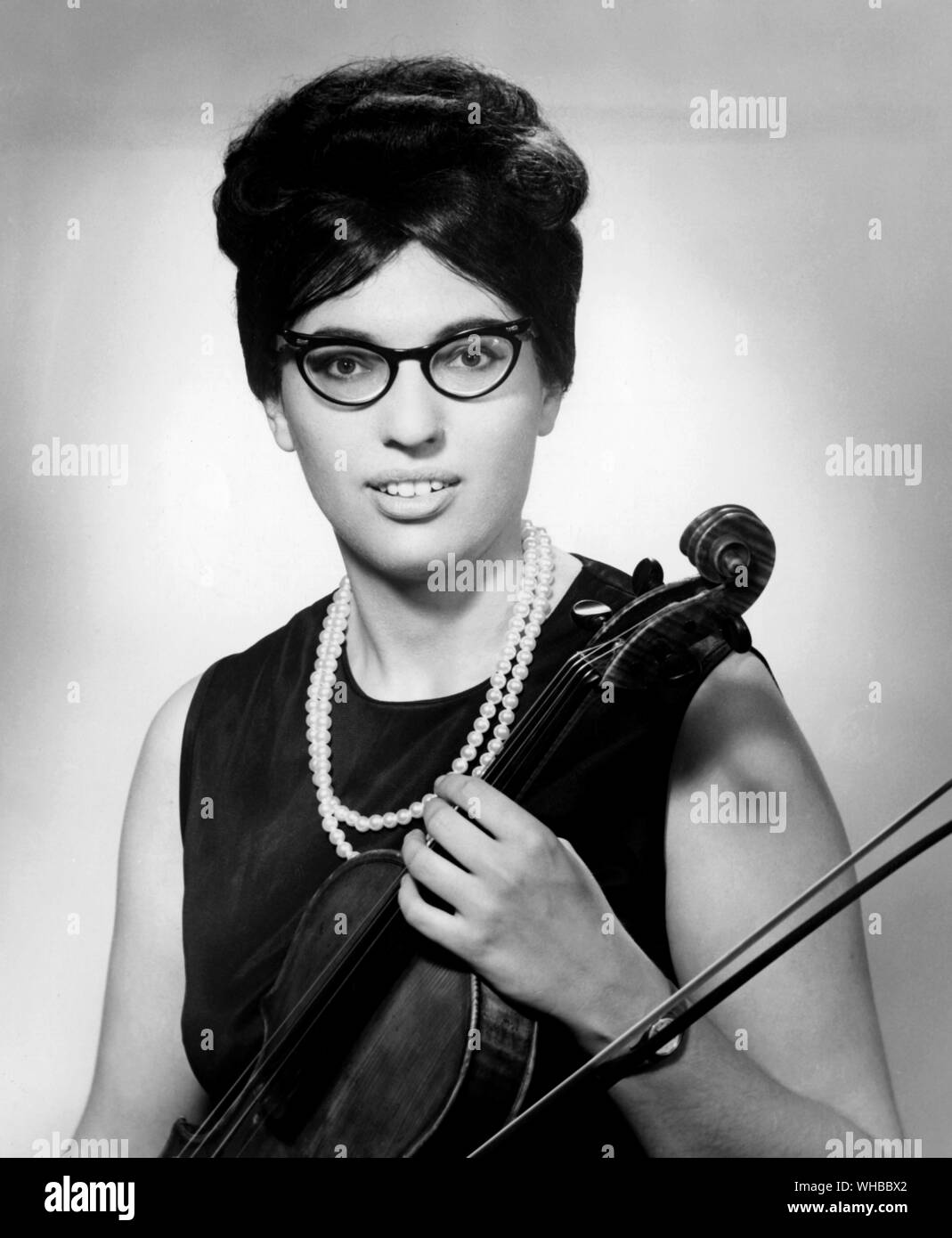 Eleanor Gould - Violine und Viola player. Stockfoto