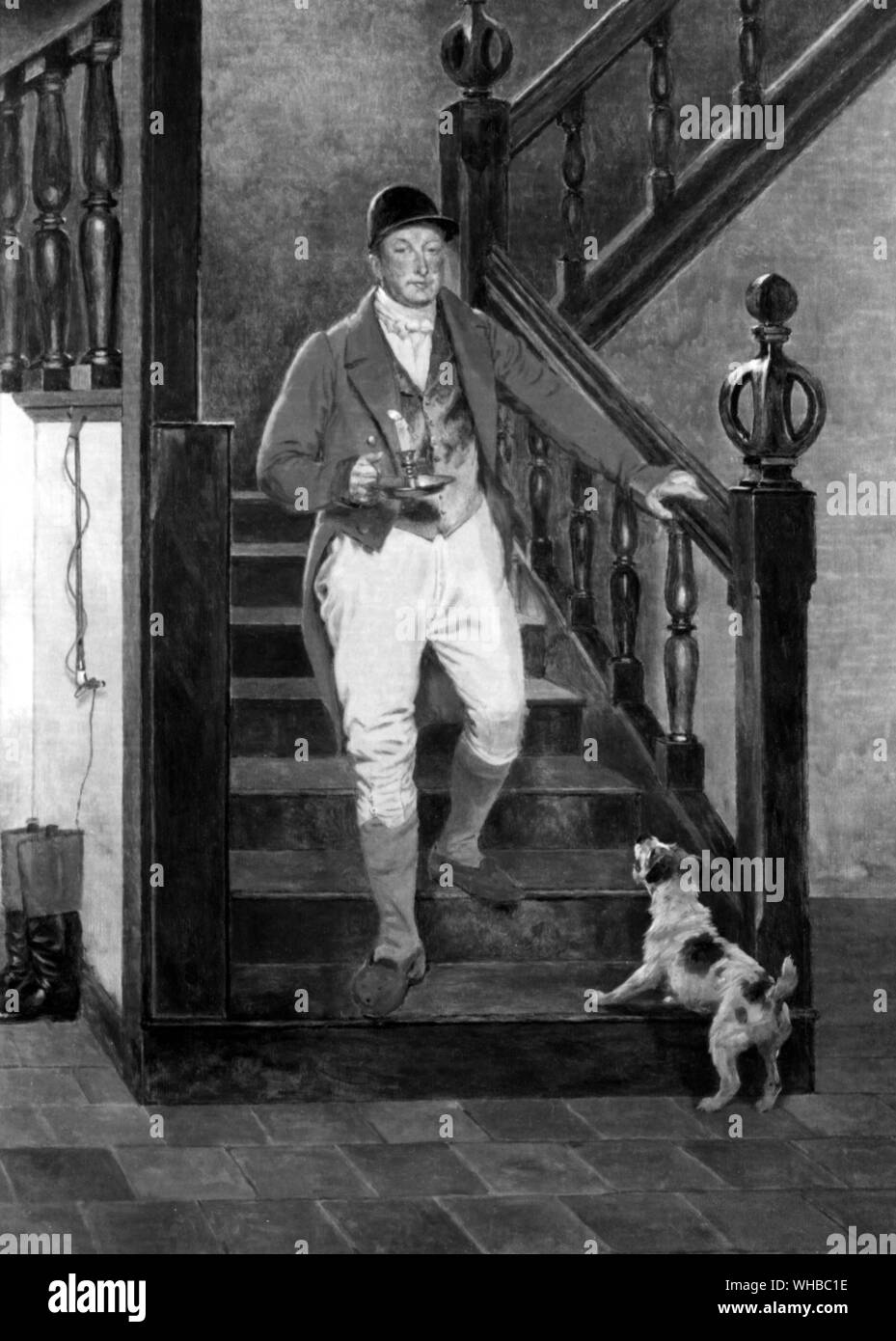 Der Aufruf der Hunde von Walter Dendy Sadler Stockfoto