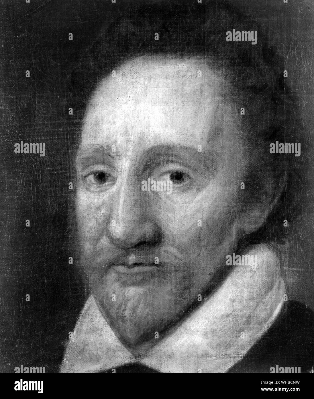 Richard Burbage war Shakespeares chief Schauspieler, die er oft im Sinn hatte, als Er erstellt. Stockfoto