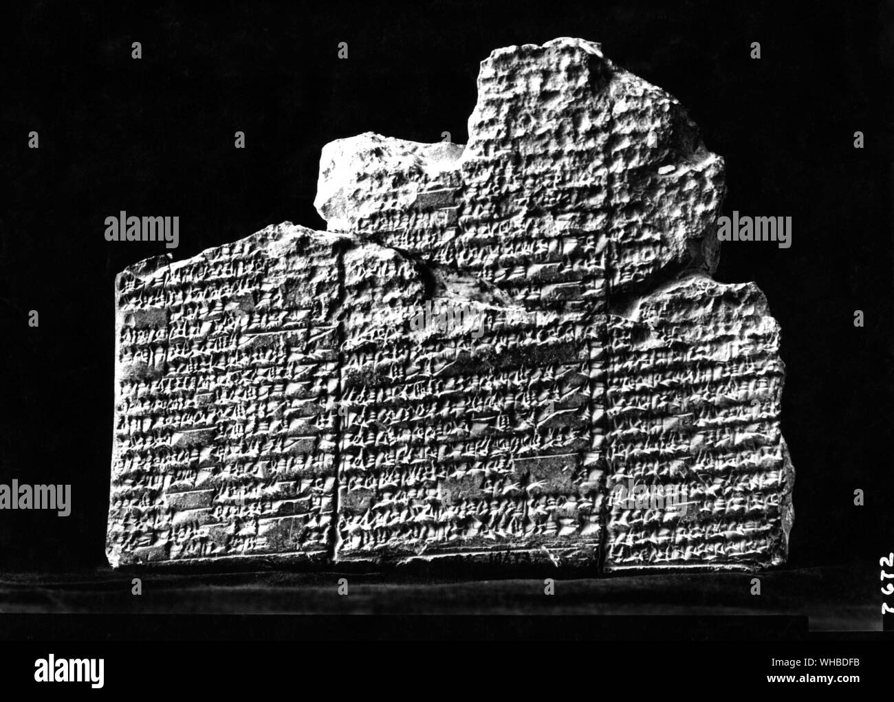 Die sumerischen Tablette aus Nippun Stockfoto