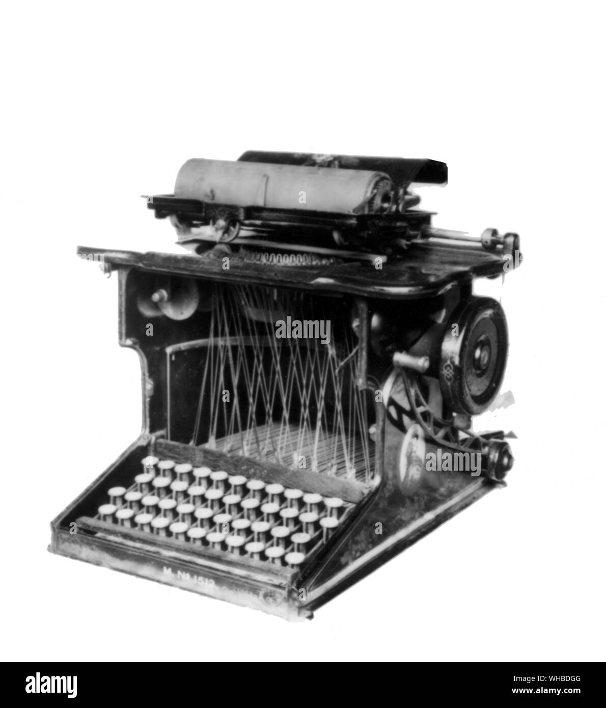 Schreibmaschine. Stockfoto