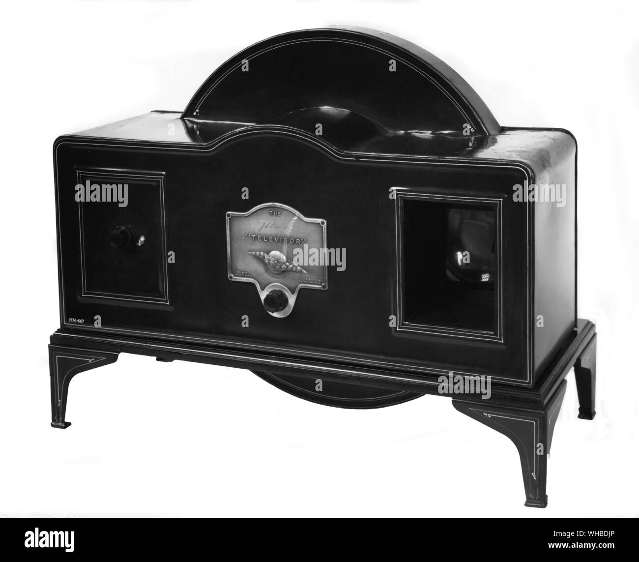 1930 Baird Televisor - der erste Satz in Großbritannien - Preis 25 Gns oder £ 26,25 oder $ 130 - 1930 vermarktet. Stockfoto