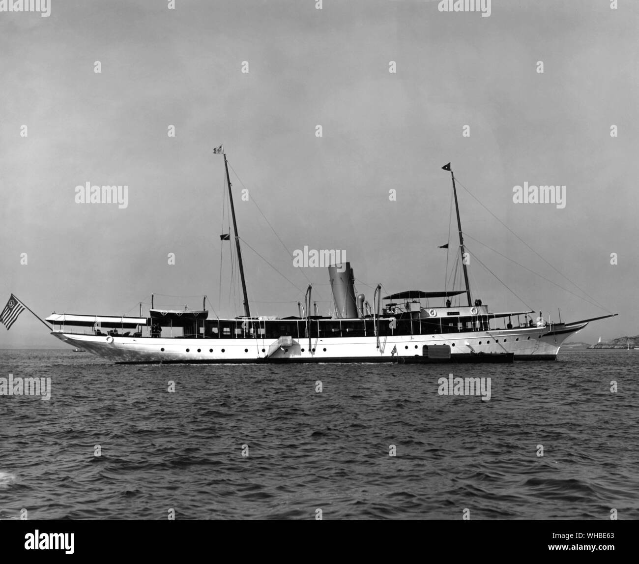 Viking yacht J 3868 Williard B.Jackson Collection. Stockfoto