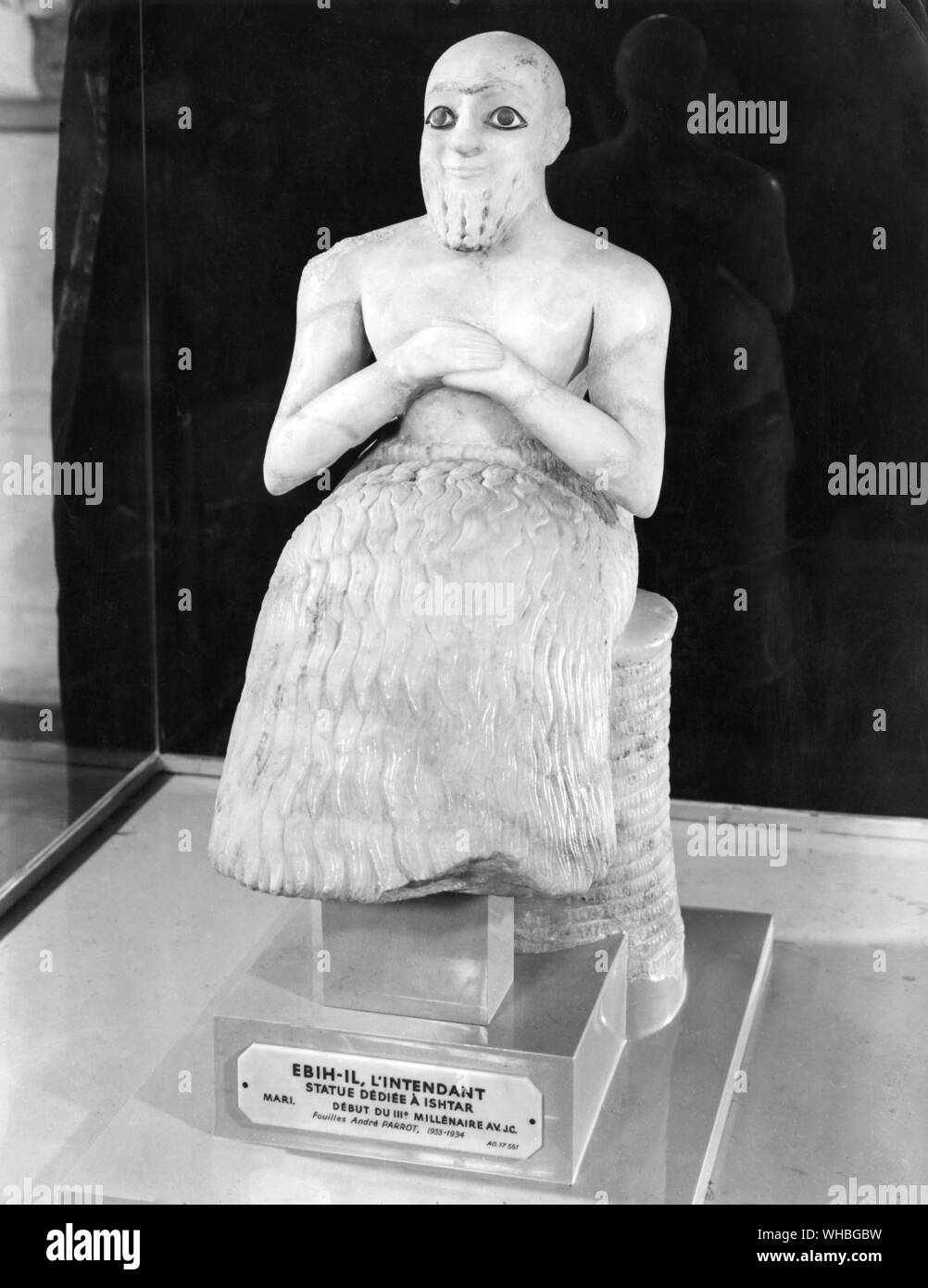 Ebih-il. Administrator von Ishtar entfernd 3000 v. Chr. Stockfoto