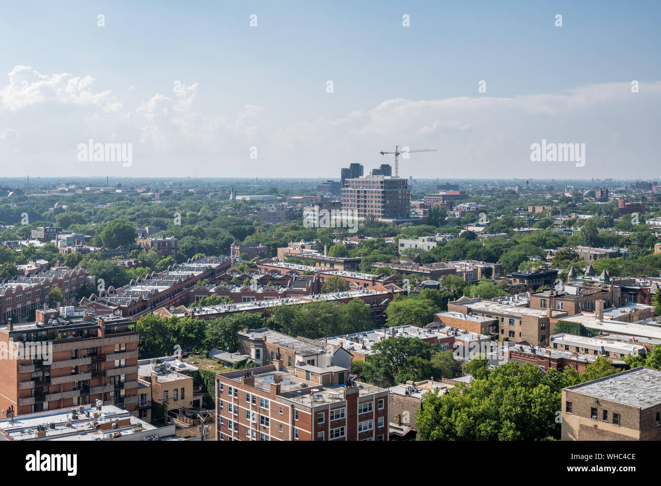Luftaufnahme von Lincoln Park Stockfoto