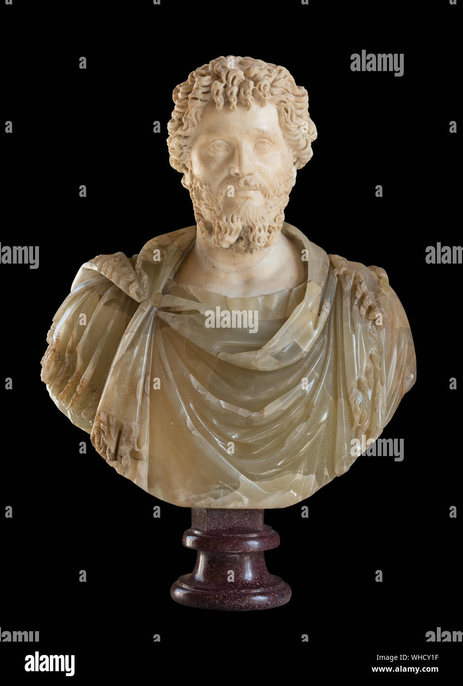 Büste des Kaisers Septimius Severus, Kapitolinischen Museen, Rom, Italien Stockfoto