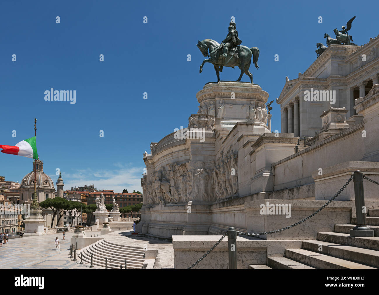 Vittorio Emmanuele II Monument in Rom, Italien Stockfoto