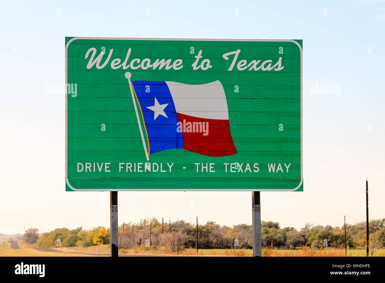 Welcome To Texas Sign Stockfotos Und Bilder Kaufen Alamy