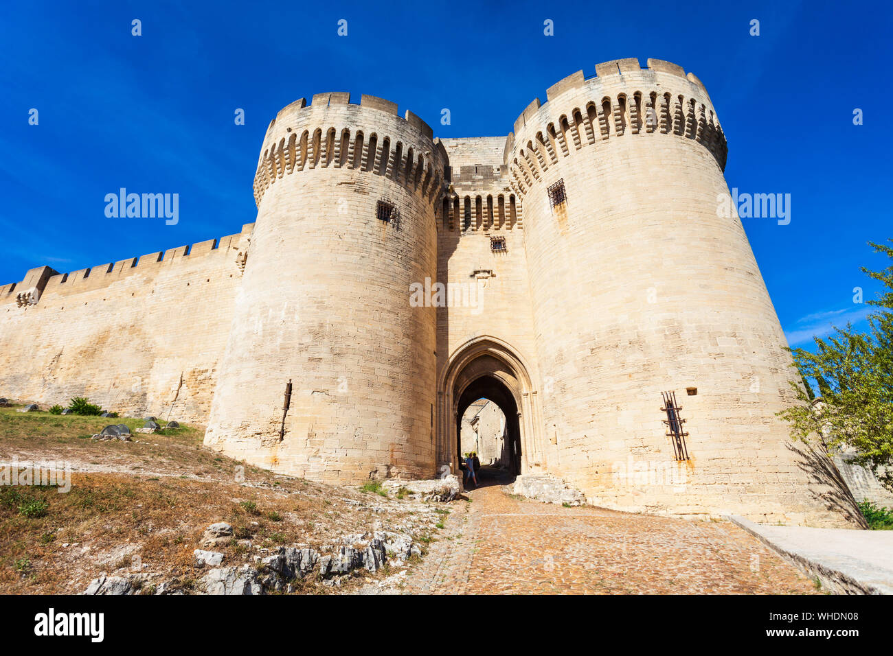 Das Fort Saint Andre ist eine mittelalterliche Festung in Avignon City Süd Frankreich Stockfoto