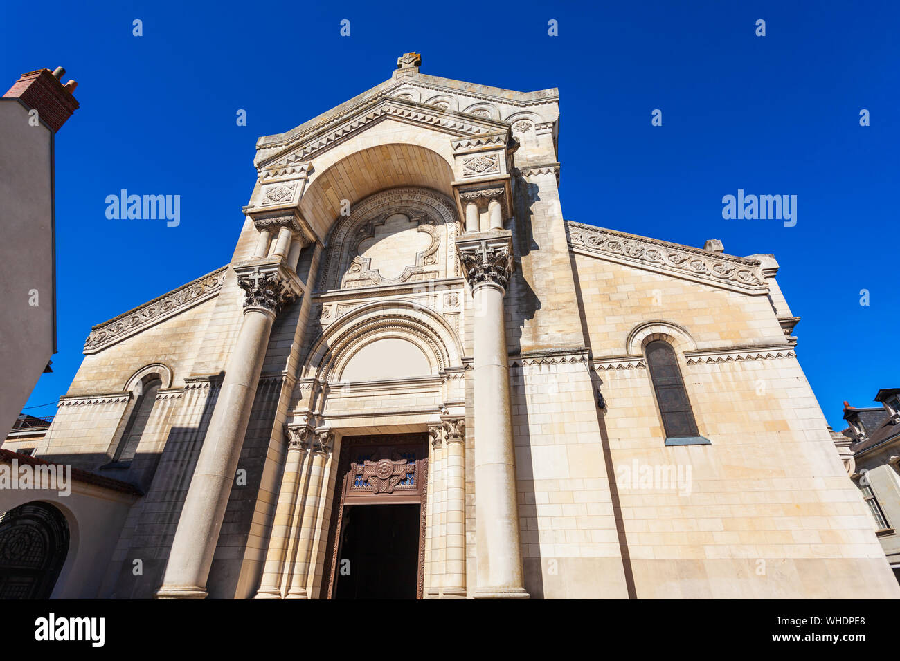 Die Basilika St. Martin ist eine römisch-katholische Kirche in Tours, Loire-Tal in Frankreich Stockfoto