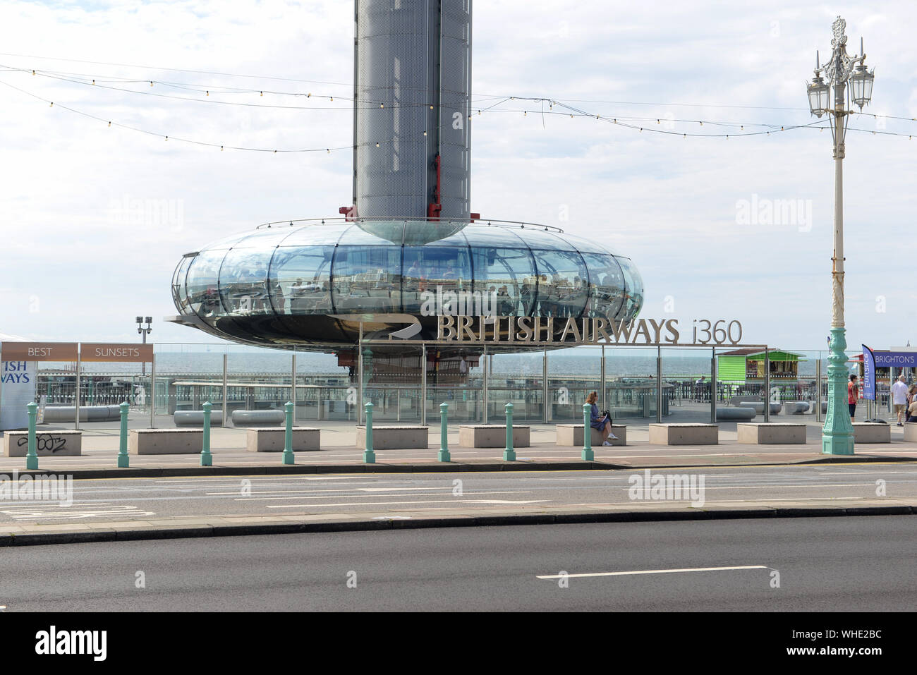 Brithton Küste ist die Heimat der British Airways ich 360 im Jahr 2016 auf eine 162 m Aussichtsturm eröffnet. Stockfoto