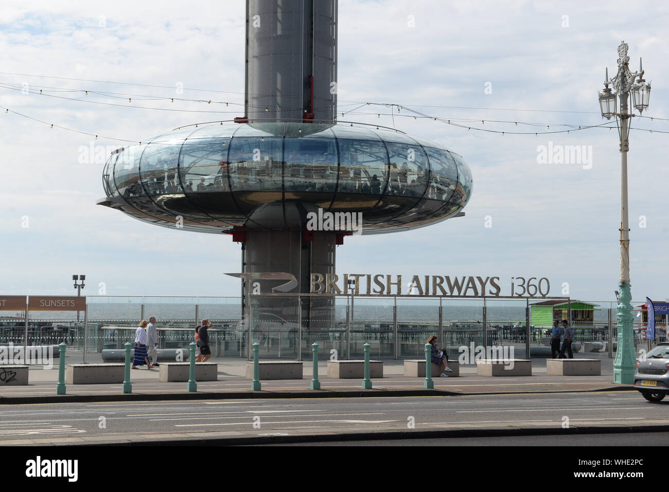 Brithton Küste ist die Heimat der British Airways ich 360 im Jahr 2016 auf eine 162 m Aussichtsturm eröffnet. Stockfoto