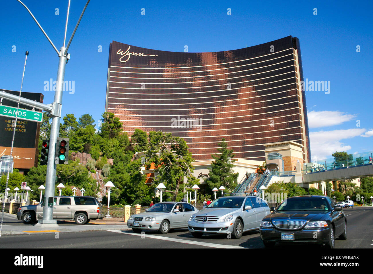 LAS VEGAS, USA - 18.Oktober 2006: Blick auf den Wynn Hotel auf dem Strip in Las Vegas, Nevada, USA Stockfoto