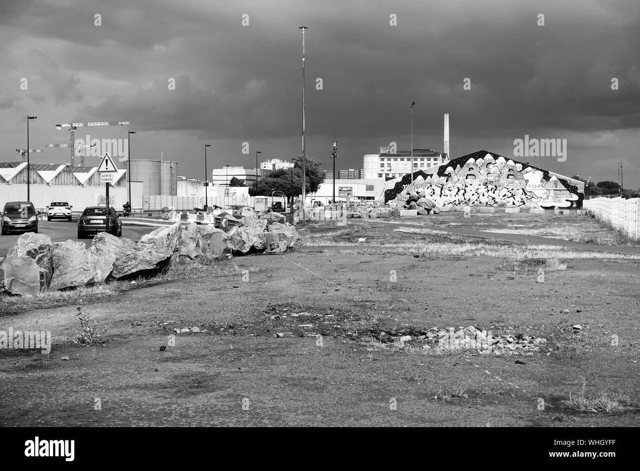 Nantes, Stadterweiterungsgebiet Ile de Nantes - Nantes, Entwicklung für die Region Ile de Nantes Stockfoto