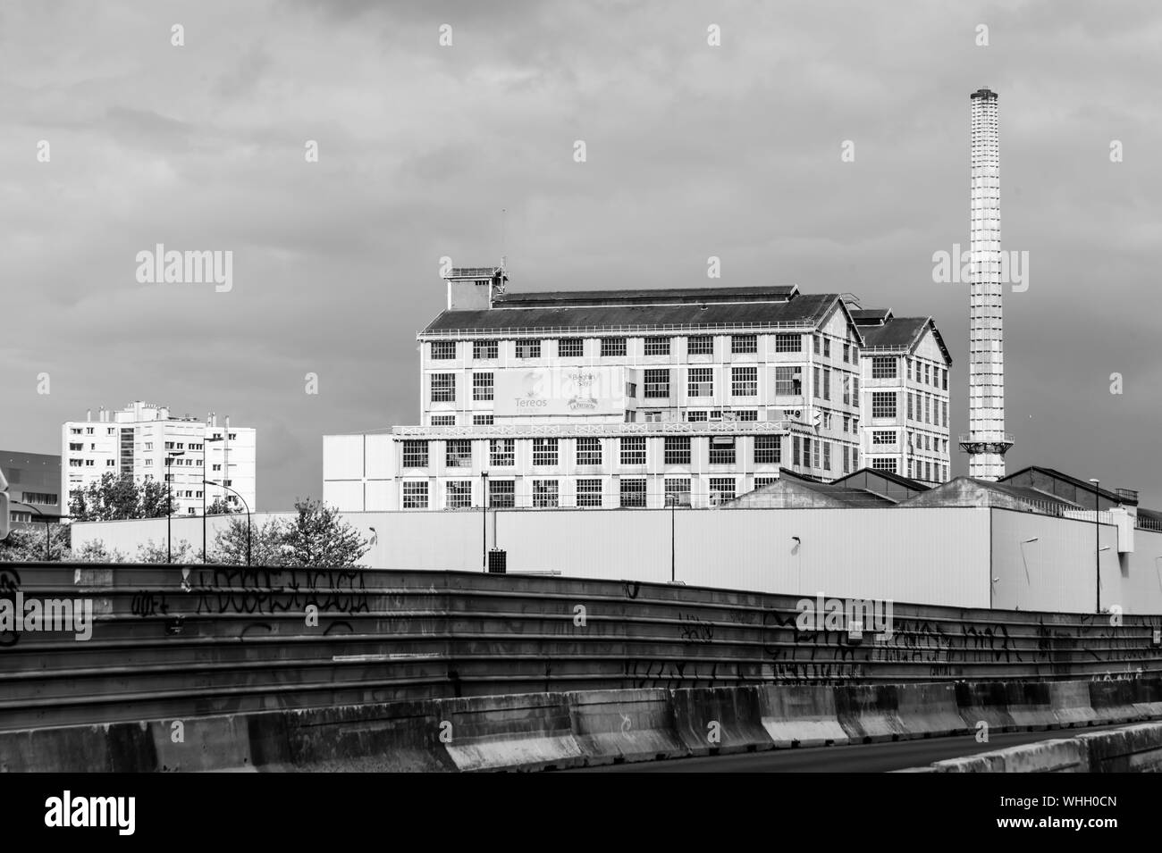 Nantes, Stadterweiterungsgebiet Ile de Nantes - Nantes, Entwicklung für die Region Ile de Nantes Stockfoto