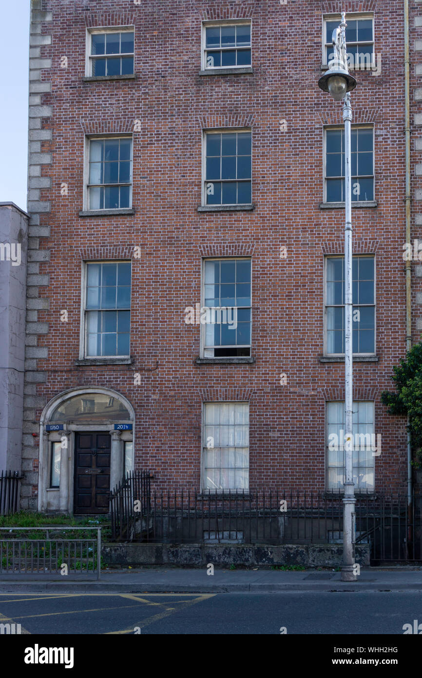 James Joyce House, 15 läutet Island, Dublin, Irland, wo Joyce seinen berühmten Kurze Geschichte der Toten. Stockfoto