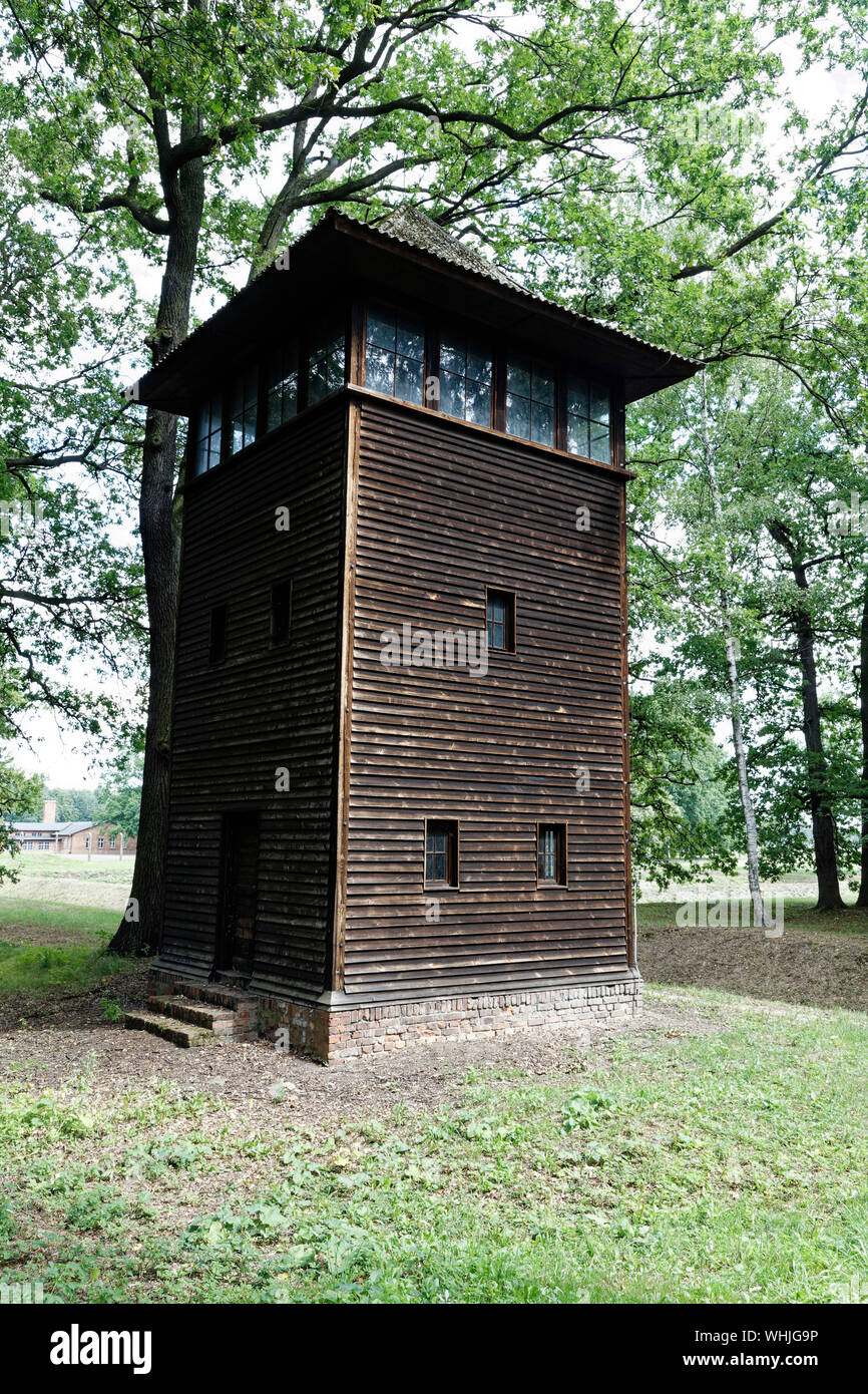 Oswiecim, Polen. 19 August, 2019. Ns-Vernichtungslager in Auschwitz II-Birkenau, Oswiecim, Polen, am 19. August 2019. Stockfoto