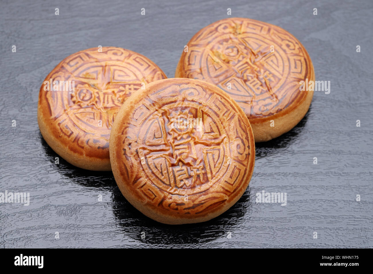 Traditionelle mooncake für Chinesische mid Autumn Festival Stockfoto