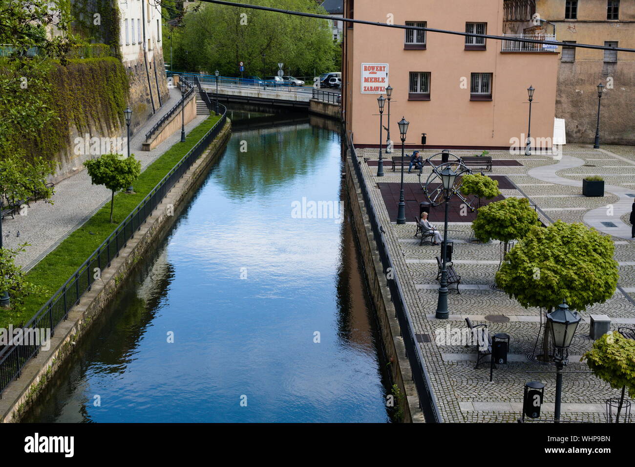 Östlichen Neiße in Klodzko, Polen Stockfoto