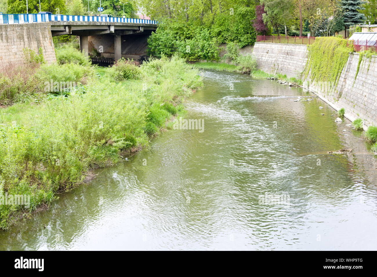 Östlichen Neiße in Klodzko, Polen Stockfoto