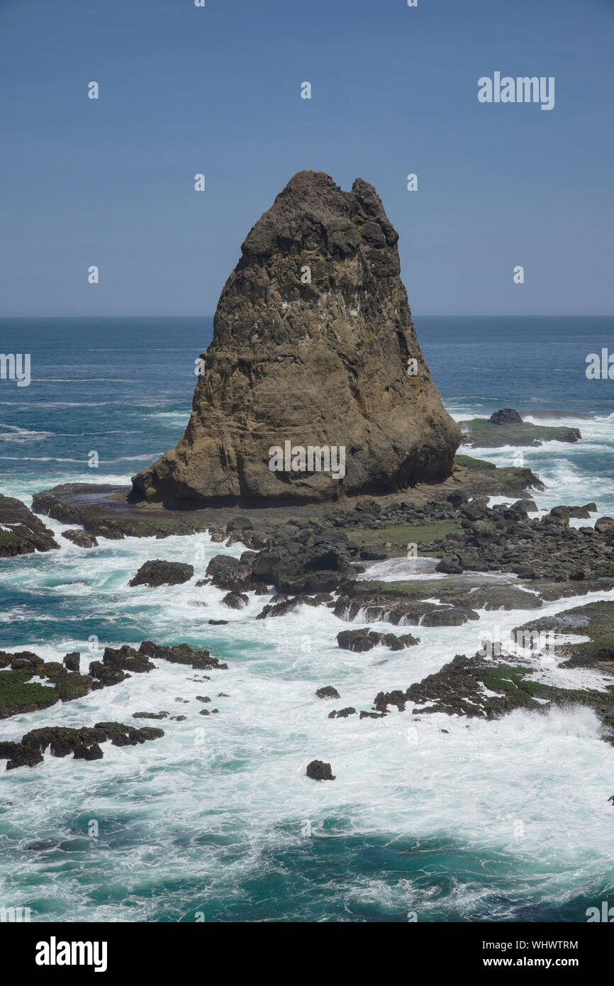 Papuma ist der beste Strand in der Nähe von payangan im Süden Jember Ost Java Indonesien Stockfoto