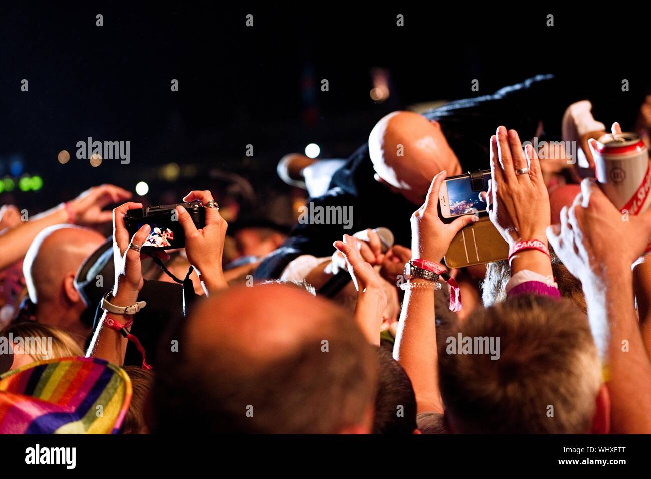 James beim Cool Britannia Festival, Knebworth UK, September 2019 Stockfoto