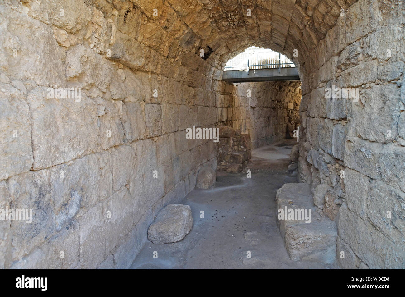 Römische Theater in Beit Guvrin-Maresha Nationalpark ist ein Nationalpark im Zentrum von Israel, 13 Kilometer von Kiryat Gat, der die Ruinen von Mare Stockfoto