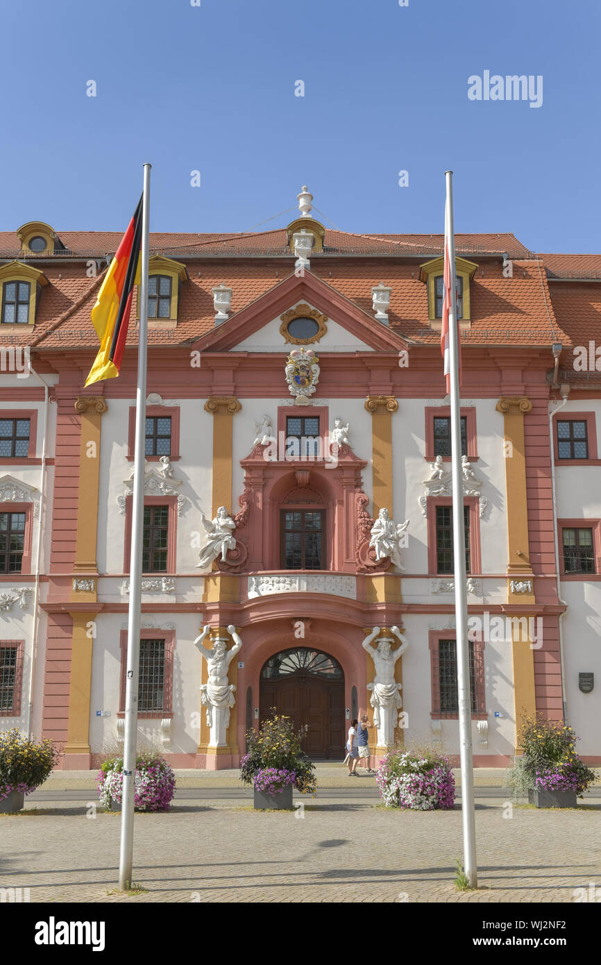 Offizielle Residenz, in Deutsch, Deutsch, Deutsch, Deutsch, Deutschland, Erfurt, Einwohner von Erfurt, Hirschgarten, Kurmainzische Statthalterei, Regeln Stockfoto