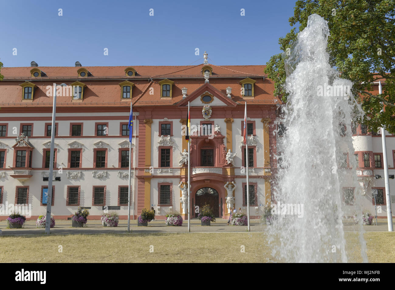 Offizielle Residenz, in Deutsch, Deutsch, Deutsch, Deutsch, Deutschland, Erfurt, Einwohner von Erfurt, Hirschgarten, Kurmainzische Statthalterei, Regeln Stockfoto
