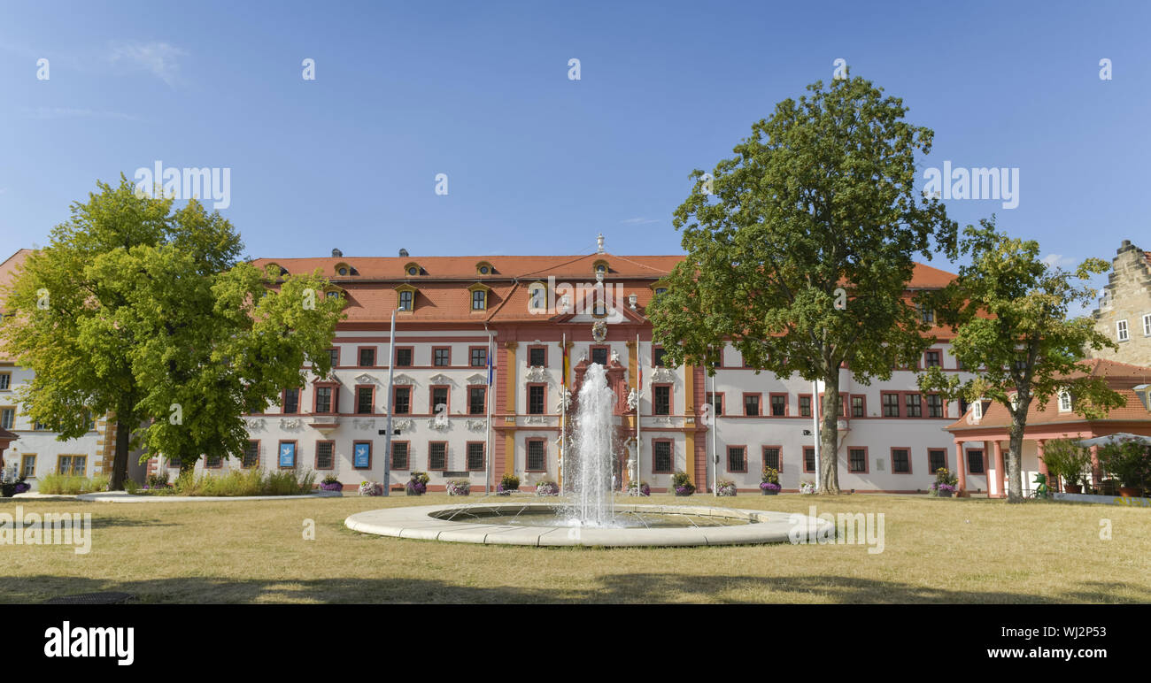 Offizielle Residenz, in Deutsch, Deutsch, Deutsch, Deutsch, Deutschland, Erfurt, Einwohner von Erfurt, Hirschgarten, Kurmainzische Statthalterei, Regeln Stockfoto
